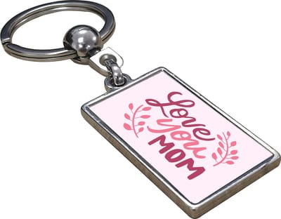 Love You Mom - Sleutelhanger - Cadeau - Verjaardag - Kerst - Kado - Valentijn - Moederdag - Moederdag cadeautje - Moederdag cadeau voor mama