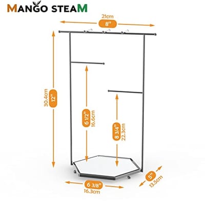 Hexagon Sieraden Organisator met Spiegelbasis - Perfect voor Kettingen, Armbanden en Oorbellen