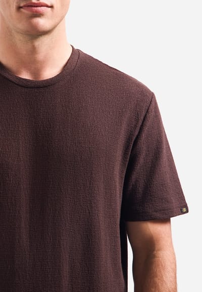T-shirt met ronde hals en korte mouwen