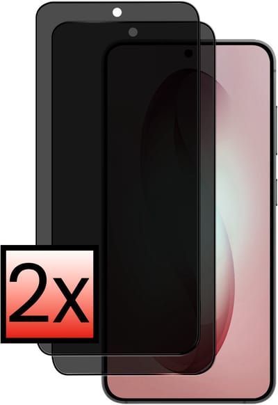 Screenprotector - 2 Stuks - Geschikt voor Samsung Galaxy S26 - Privacy Filter - Beschermglas - Gehard Glas - Tempered Glass - Screen Protector - Anti Spy - Full Display Cover