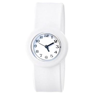 Fako® - Kinderhorloge - Slap On Mini - Classic - Wit