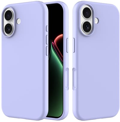 Shockproof Backcover - Liquid Silicone Soft Hoesje - Geschikt voor: iPhone 17 - Lila