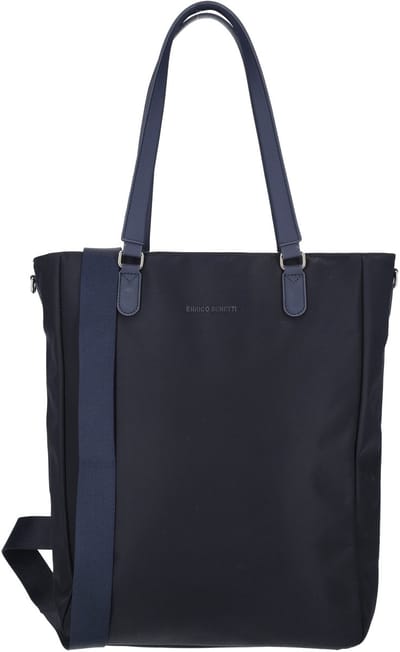 Enrico Benetti Caroline Shopper met 17 inch Laptopvak - Laptoptas - Blauw