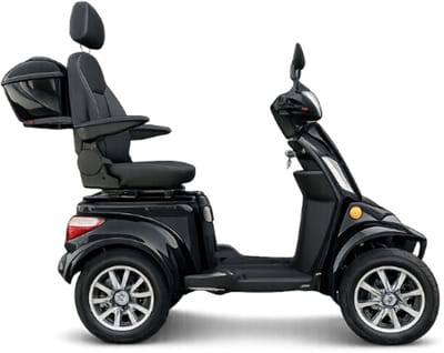 Retelli Liberta Quattro - zwart - 4-wiel Scootmobiel - medisch hulpmiddel - 1* 60v20ah lithium-ion accu - comfort verstelbare stoel