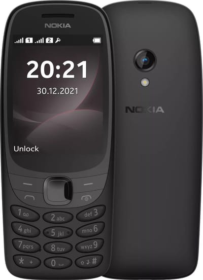 Nokia 6310 4G Zwart, Daul sim, 2,8 Inch display, Internet browser,VGA camera,FM Radio