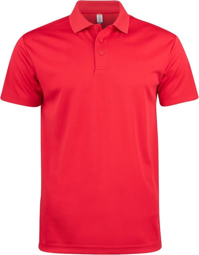 Clique Basic Active Polo 028254 - Rood - S