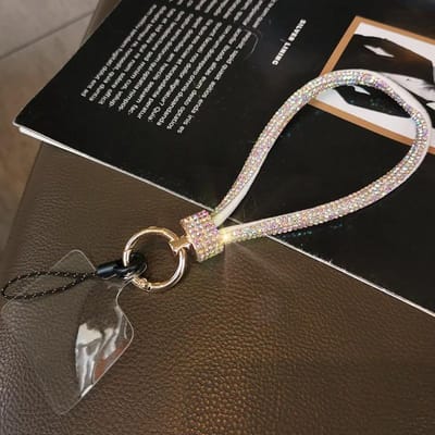 Mobiele Telefoon Lanyard Luxe Strass Lanyard Polsketting High-end Korte Met Diamanten Ingezette Armband Antiverlies Versterkte Lanyard