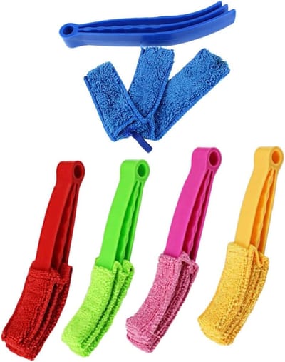 Reinigingsborstelset Auto - Interieurborstel Voertuig - Auto Interieur Reinigen - Multifunctioneel Ontwerp - 20 cm - Diverse Kleuren