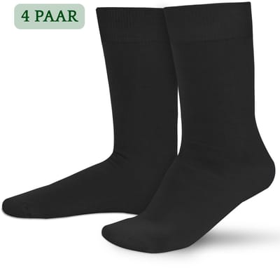 Hipperboo® 4 Paar Bamboe Sokken - Maat 35-38 - Antraciet - Dames Sokken - Bamboe Kousen - Naadloos - Hypoallergeen - Zijdezacht - Vochtregulerend