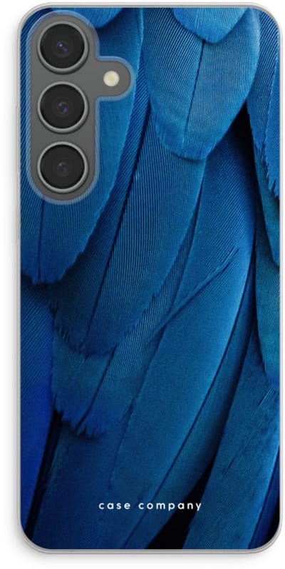 Case Company® - Hoesje geschikt voor Samsung Galaxy S24 Plus hoesje - Pauw - Soft Cover Telefoonhoesje - Bescherming aan alle Kanten en Schermrand