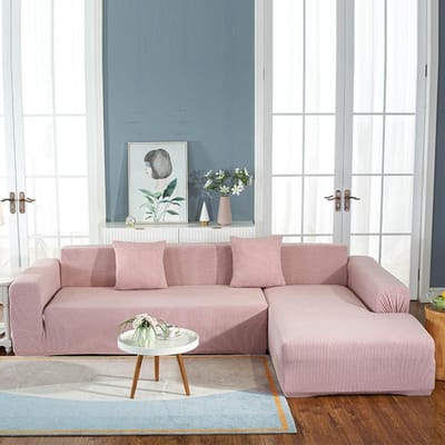 Effen Kleur Maïsfluweel Stretch Bankhoes Modern Eenvoudige Woonkamer Eenvoudige Bank Geïntegreerd Huisdier Bankkussen 90-140