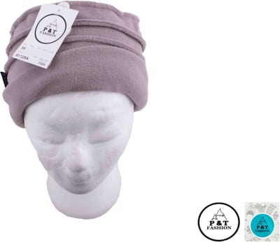 P&T Dames Hoed - Polarfleece - Beige - 56