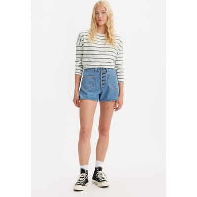 Levi's 80's Patch Pocket Mom Shorts Taglia: W23 | Pantaloncini Outlet | Donna