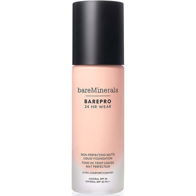 bareMinerals Foundation BAREPRO® 24HR Wear Skin-Perfecting Matte Liquid Mineral SPF 20 Vloeibare foundation Dames 30 ml
