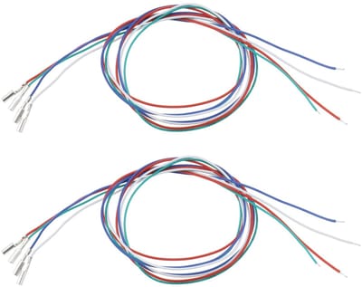 SPHProducts - Phono Cartridge Kabel - 8 Stuks Verbindingsdraden - Duurzaam en Betrouwbaar - 35mm Lengte - Kleurgecodeerd - Geschikt voor draaitafels - ...