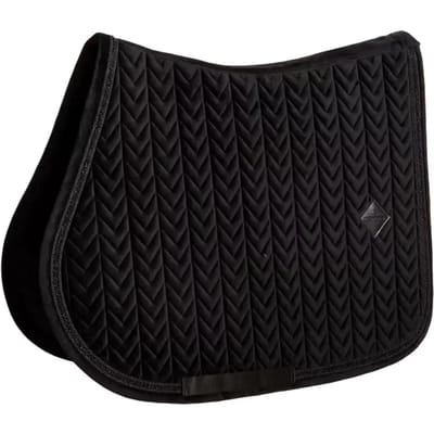 Kentucky Horsewear - Zadeldoek velvet mini Pearls jumping zwart pony