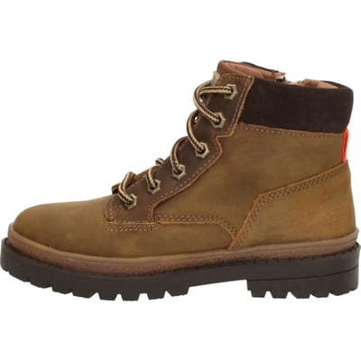 KEQ Veterschoenen Hoog Veterschoenen Hoog - Cognac - Maat 22