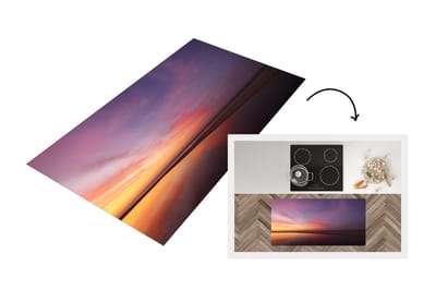Keukenloper - Loper keuken - Zee - Kleuren - Zon - 120x60 cm - Keukenloper vinyl
