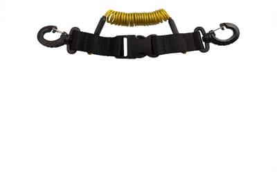 Procean spiraalkoord | 1.3 meter | met clip | geel
