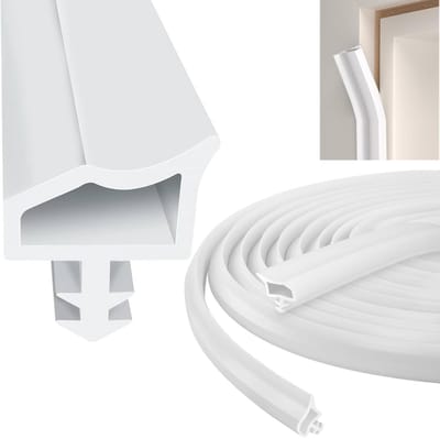 Dailygoods- Deurkozijnafdichting 10m - Deurafdichting - Tochtstrip - Geluidsisolatie - Vochtbescherming - PVC Materiaal