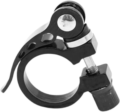 Zadelpenklemmen voor Fiets - Adapter met Snelsluiting, Zwart, 31,8 mm