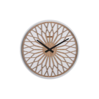 Karlsson Wandklok Girasol - Wit - Ø40.6cm - Wandklok Modern