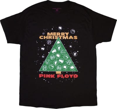 Pink Floyd - Merry Christmas Heren T-shirt - S - Zwart
