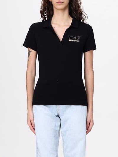 EA7 Polo Shirt Short Sleeves Wo - Black