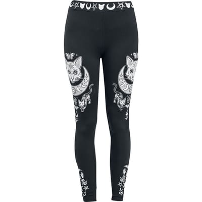 Gothicana by EMP - Gothic Legging - Built For Comfort - S tot XXL - voor Vrouwen - zwart