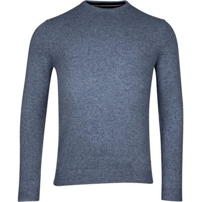 Baileys Trui Crew Neck Pullover Faux-Uni Denim Blue / male