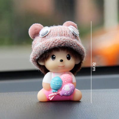 Pluche Monchhichi Sleutelhangers Cartoon 3D Monchhichi Ingenieus Tas Hanger Decoraties Leuke Sleutelhangers Telefoonketting Cadeaus Voor Meisje black