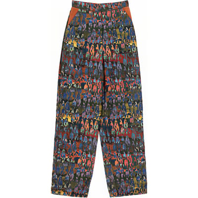 Marcell von Berlin Women's Wide Leg Camou Pants With Leather Pockets Camou Prin Taglia: 34 | Pantaloni da completo Outlet | Donna | Bianco