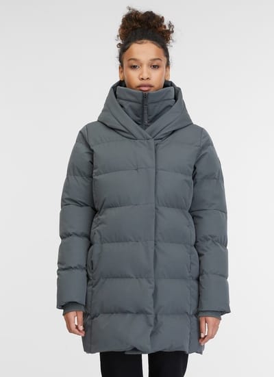 Ragwear Jas Niara dark grey padded winterjas Vegan dames - maat XL