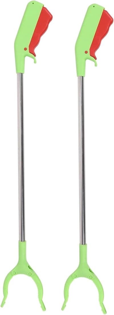 Afvalverzamelaar Tang - Grijper Tuin - Afval Opruimen - Antislip Bladeren - 60 cm - Willekeurige Kleur