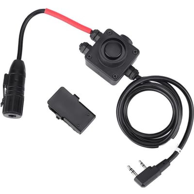 PTT Push tO Talk Adapter voor Z-TAC Serie Militaire Radio's Oortelefoon Hoofdtelefoon Z134-KEN
