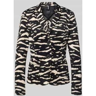 slim fit blazer met reverskraag