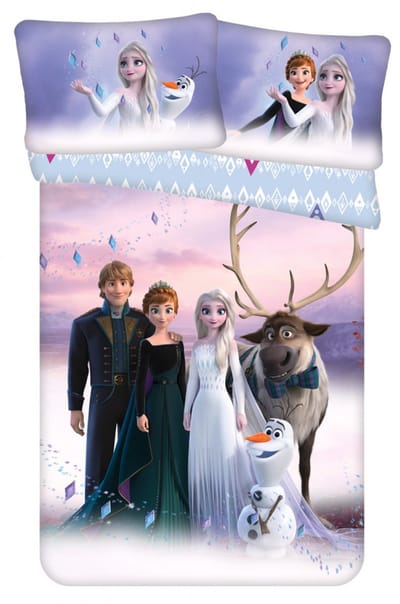 Disney Frozen BABY Dekbedovertrek Familie - 100 x 135 cm - Katoen