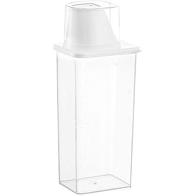 Ontbijtgranencontainer Plastic Transparant Luchtdicht Droogvoedselopslag Dispenser Voorraadkast Organisatie Bus white