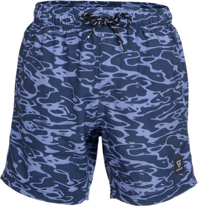 Brunotti - Bru-conicy-Print - Zwembroek Indigo Blue - Jongens - 4-way stretch - 128
