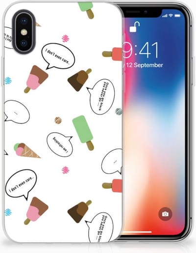 Apple iPhone X | Xs Siliconen Case IJsjes