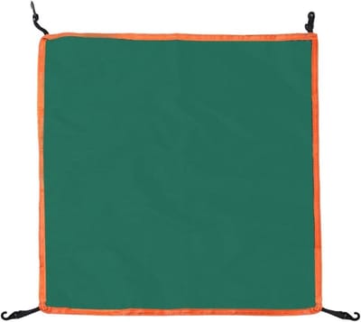 Tentzeil Regenbestendig - Tent Cover - Kamperen Bescherming - Zilveren Coating - 148 x 148 cm - Groen