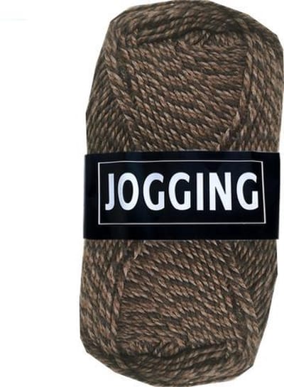 Beijer BV Jogging dunne sokkenwol acryl en wol -donker bruin(977) - pendikte 2,5 a 3 mm - 1 bol van 50 gram en 165 meter - haakgaren - breigaren