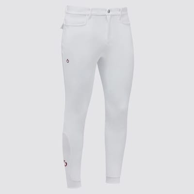 Cavalleria Toscana Heren Knie Grip Rijbroek Basic L Wit