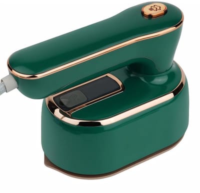 DnA® Reisstrijkijzer - Mini Strijkijzer - Reis Strijkijzer - Reisstrijkijzer Klein - Reisstrijkijzer Met Stoom - Groen - 14cm × 13cm × 8cm