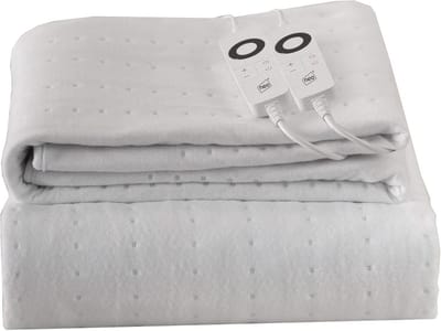 Verwarmde Deken met Dubbele Controle voor een Tweepersoons Bed