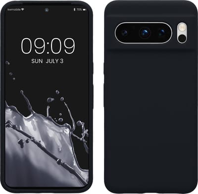 kwmobile telefoonhoesje geschikt voor Google Pixel 8 Pro - Hoesje met siliconen coating - Smartphone case in bosbesblauw