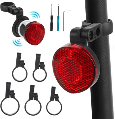 Bicycle Holder voor AirTag met Reflectors, Verbeterde GPS Diefstalbeveiliging voor Fietsen, Geschikt voor Diverse Zadelpijpen en Accessoires