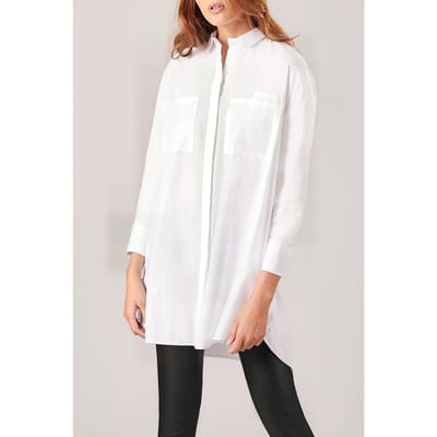 Anne Fontaine Vassili-p20 White Size: L | Blouses Outlet | Dames | Zwart