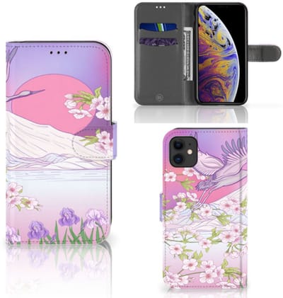Apple iPhone 11 Telefoonhoesje met Pasjes Bird Flying