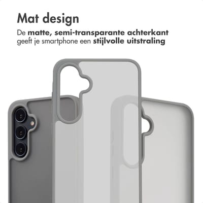 imoshion Hoesje - Geschikt voor Samsung Galaxy A35 - Color Guard Backcover - Grijs